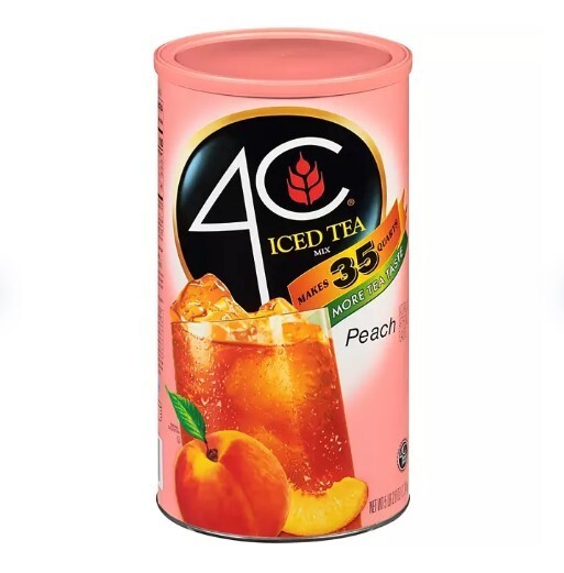 4C 35 QT Peach Iced Tea Mix (82.6 oz.)🍹 2x