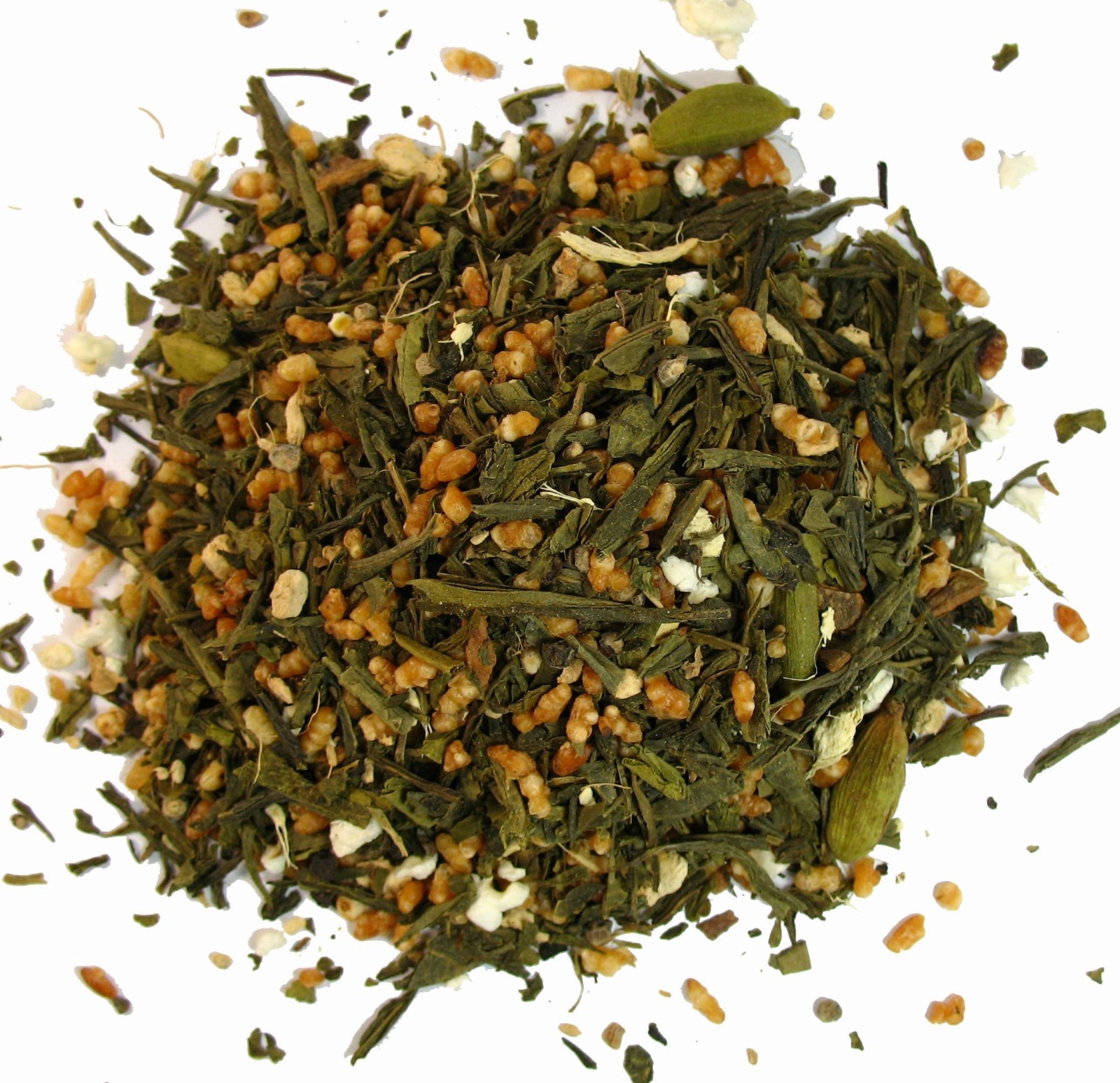 Masala chai Genmaicha Green Tea With Brown Rice Tea Loose Leaf Tea 1 LB