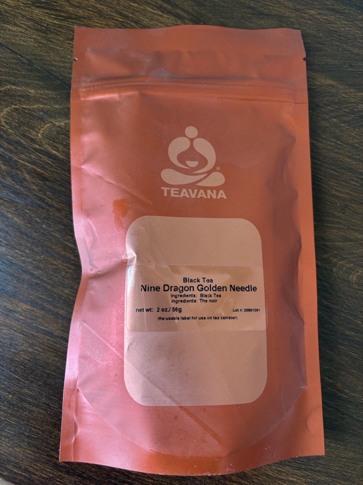 Teavana Black Tea Factory Sealed Flavor: Nine Dragon Golden Needle