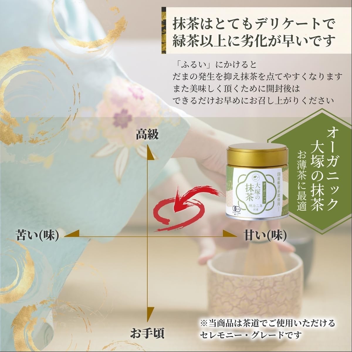 Organic Matcha Powder Japan 90g (30g x3) Ceremonial Grade Gift Set