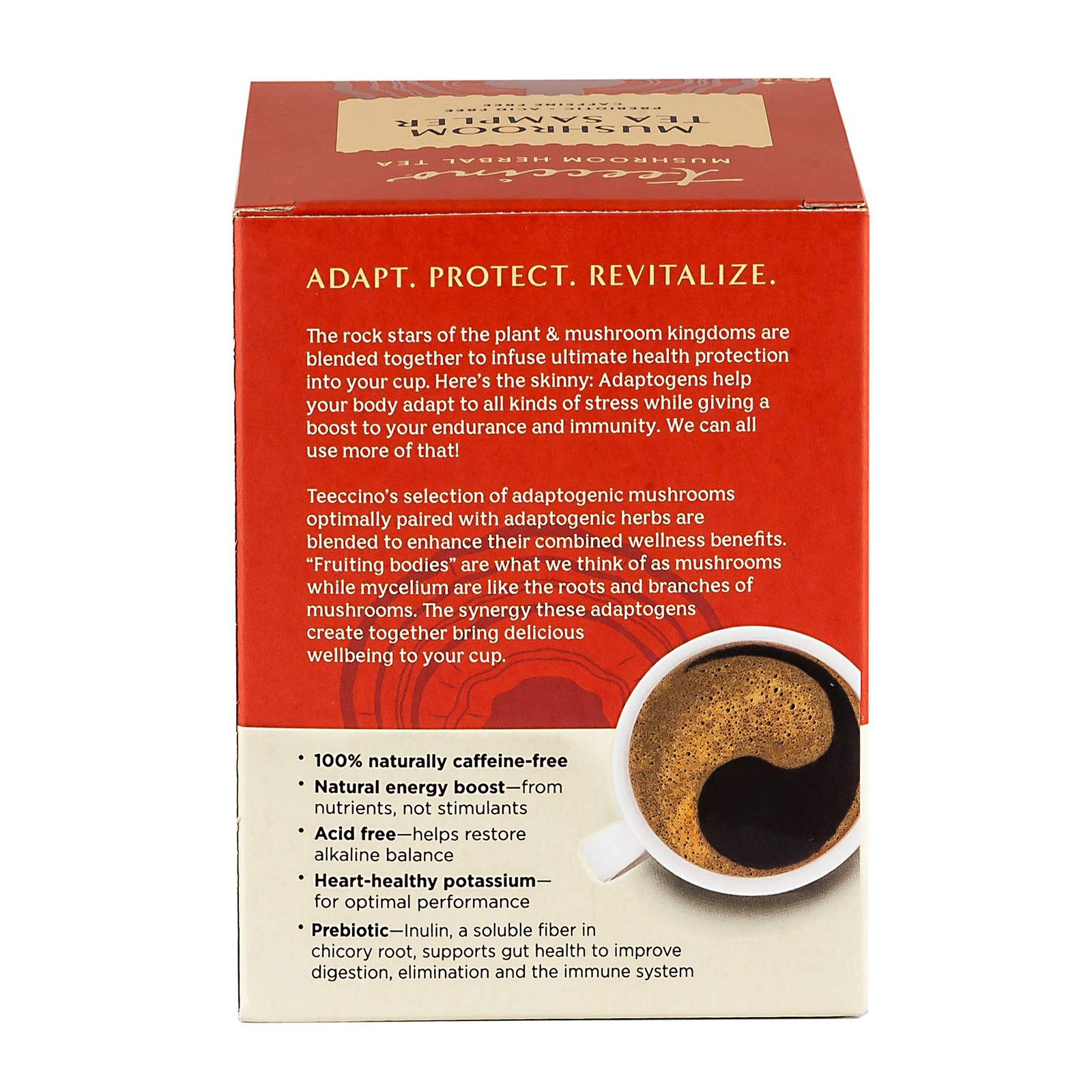 Mushroom Herbal Tea – Mushroom Adaptogen Tea Sampler – 12 Tea Bags – Support …