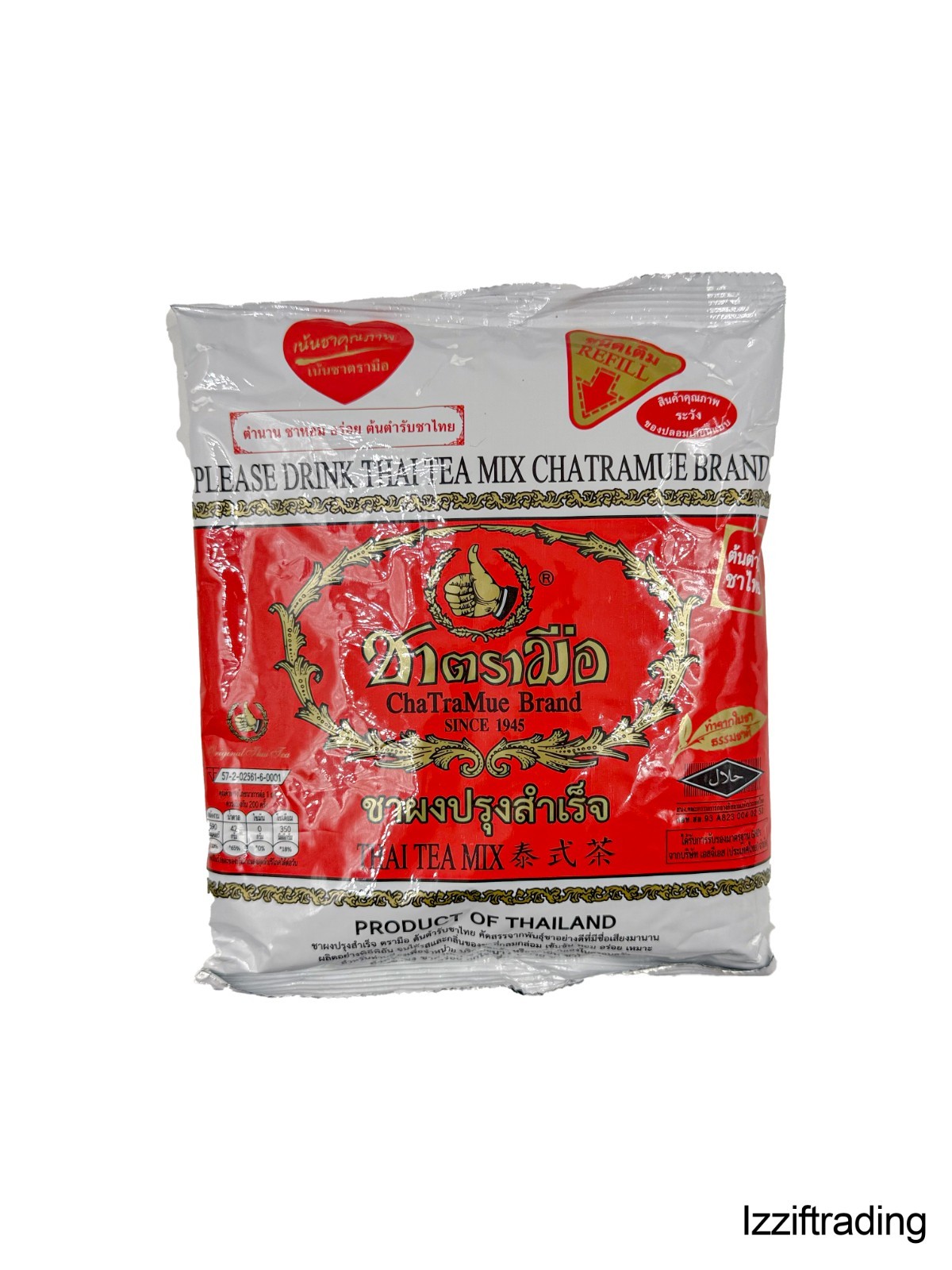 Thai Tea Mix Original Cha Tra Mue 400 g.