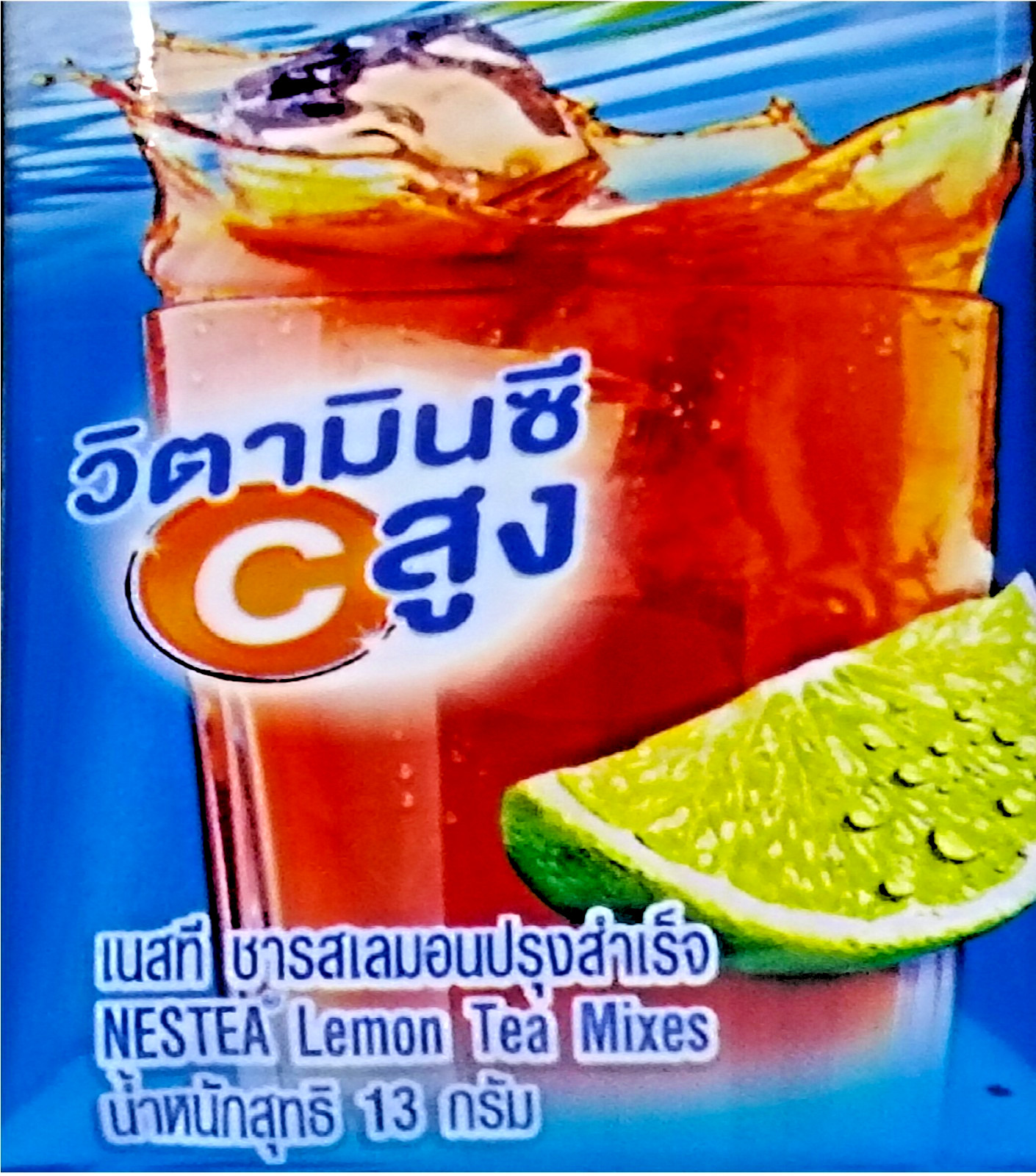 Nestea Thai Lemon Tea Instant Iced Tea Mix Powder High Vitamin C 13g x 30 sticks