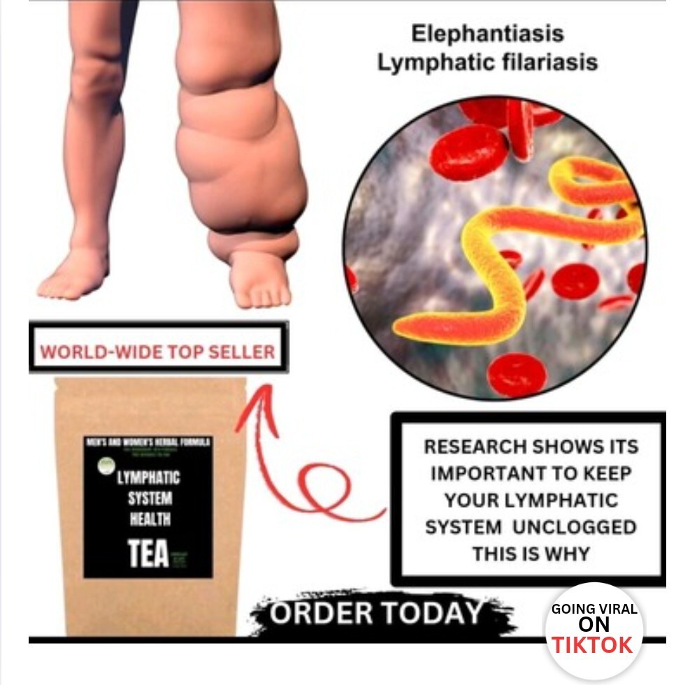TIKTOK VIRIAL ALKALINE ORGANIC LYMPHATIC SYSTEM UNCLOG DETOX CLEANSE HEALTH TEA