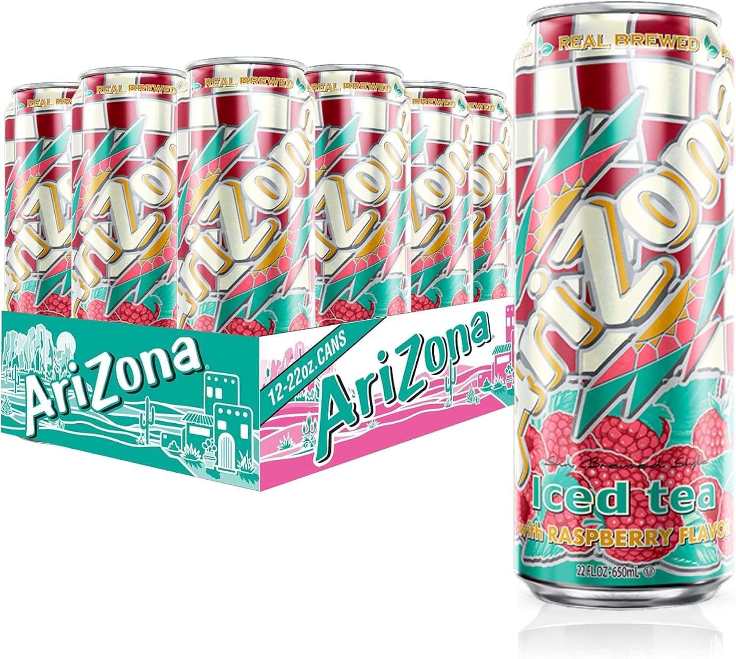 Arizona Sweet Tea – Big Can, 22 Fl Oz (12 Pack)