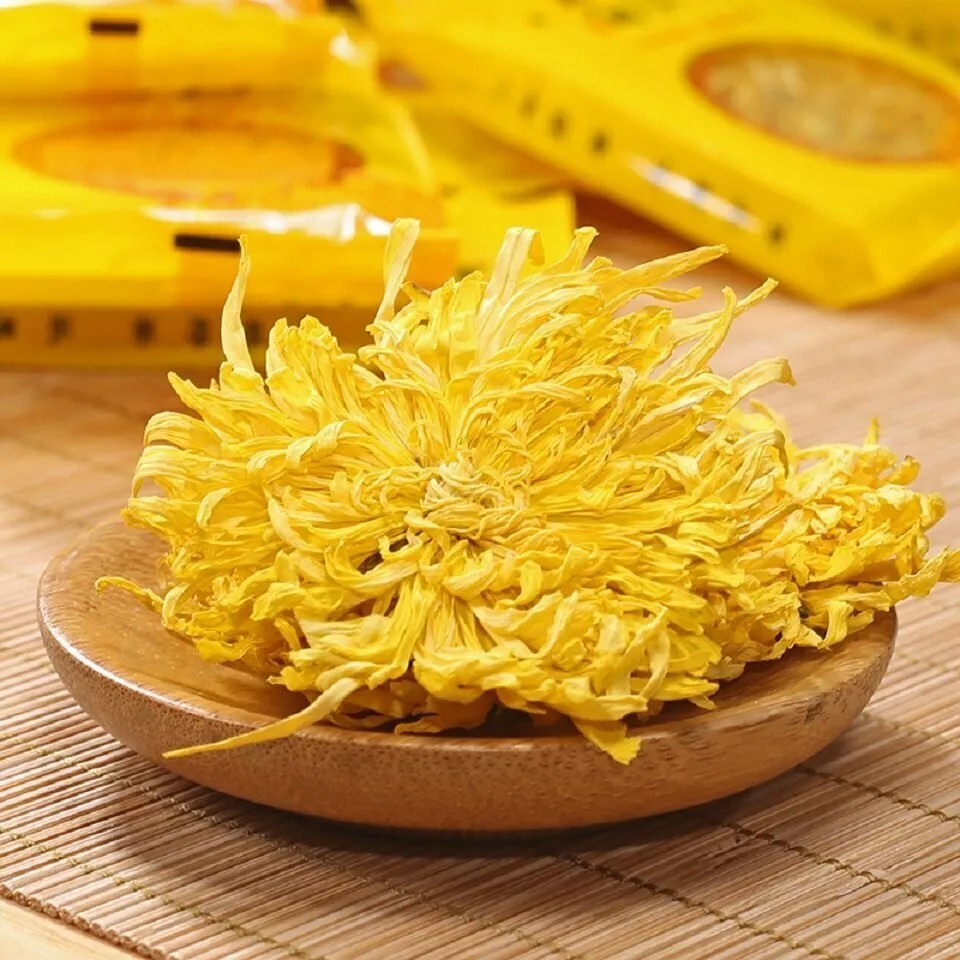 100 Blooms Golden Chrysanthemum Tea Flower Blossom Cooling Healing Floral Tea