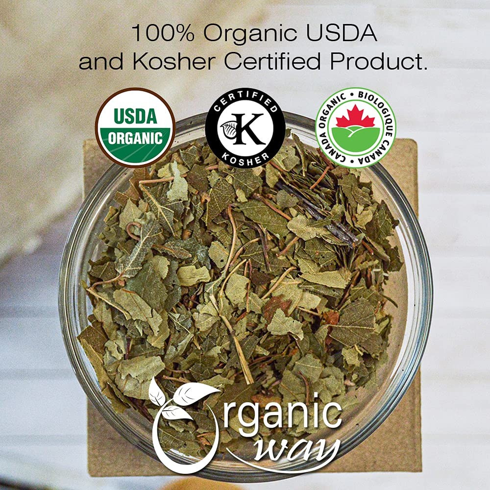 Birch Leaf (Betula pendula) Cut & Sifted – European Wild-Harvest | Herbal Tea…
