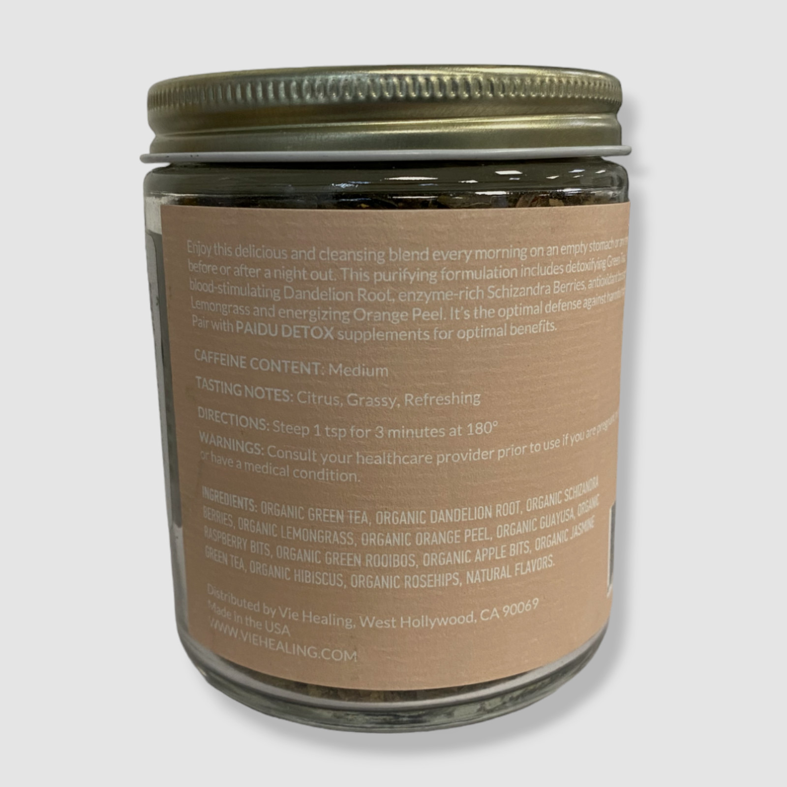 $48 Vie Healing Paidu Detox Loose Leaf Tea | 2.4 Oz.