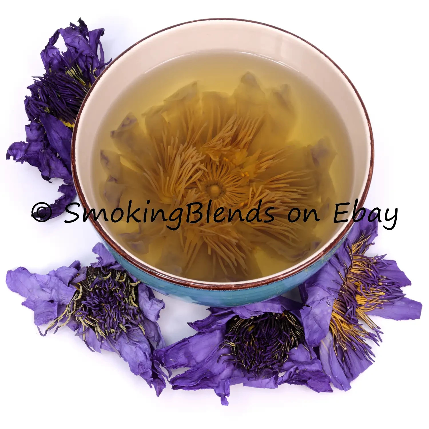 Blue Lotus Flowers – Egyptian Whole – Premium Tea – 1/4 oz to 4 oz