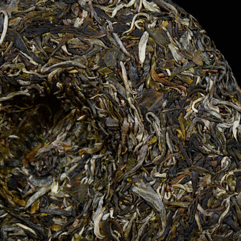 Pu-Erh Tea Organic Menghai Spring Raw Green Tea Healthy Drink 357g Cake