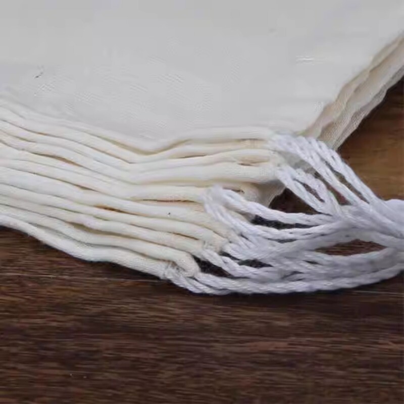 50pcs 10x15cm Cotton Tea Bags Gauze Filter Bags Drawstring Tea Bags Marinade Bag