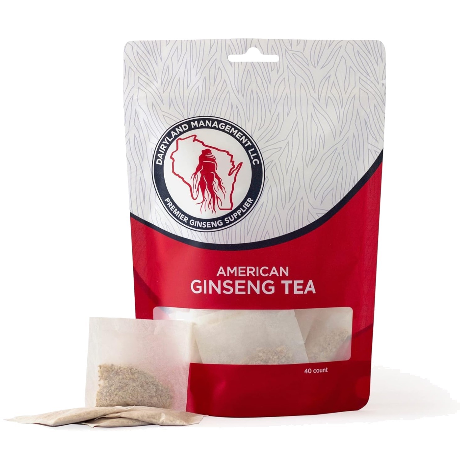 Authentic American Ginseng Tea Bags – 40 Count