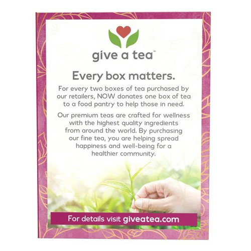 Heavenly Hip Hibiscus Tea Bags 24 Bags by Now Foods