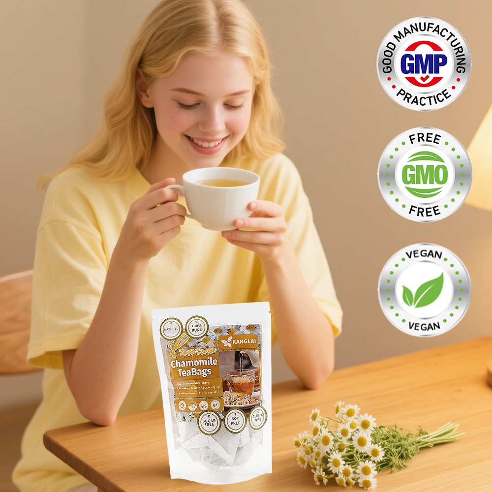 Chamomile Flower Tea, Caffeine Free 25 pieces (herbal tea bags)