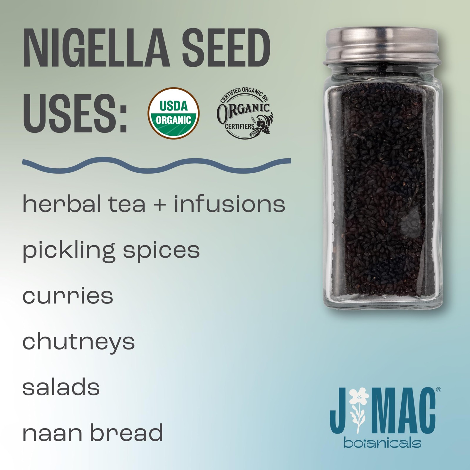 , Organic Nigella Seeds 1 Pound, USDA Certified, black cumin seed, Nigella Sa…