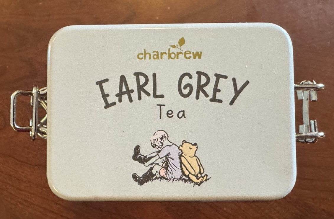 CHARBREW EARL GREY TEA WINNIE THE POOH COLLECTIBLE CANISTER ONLY