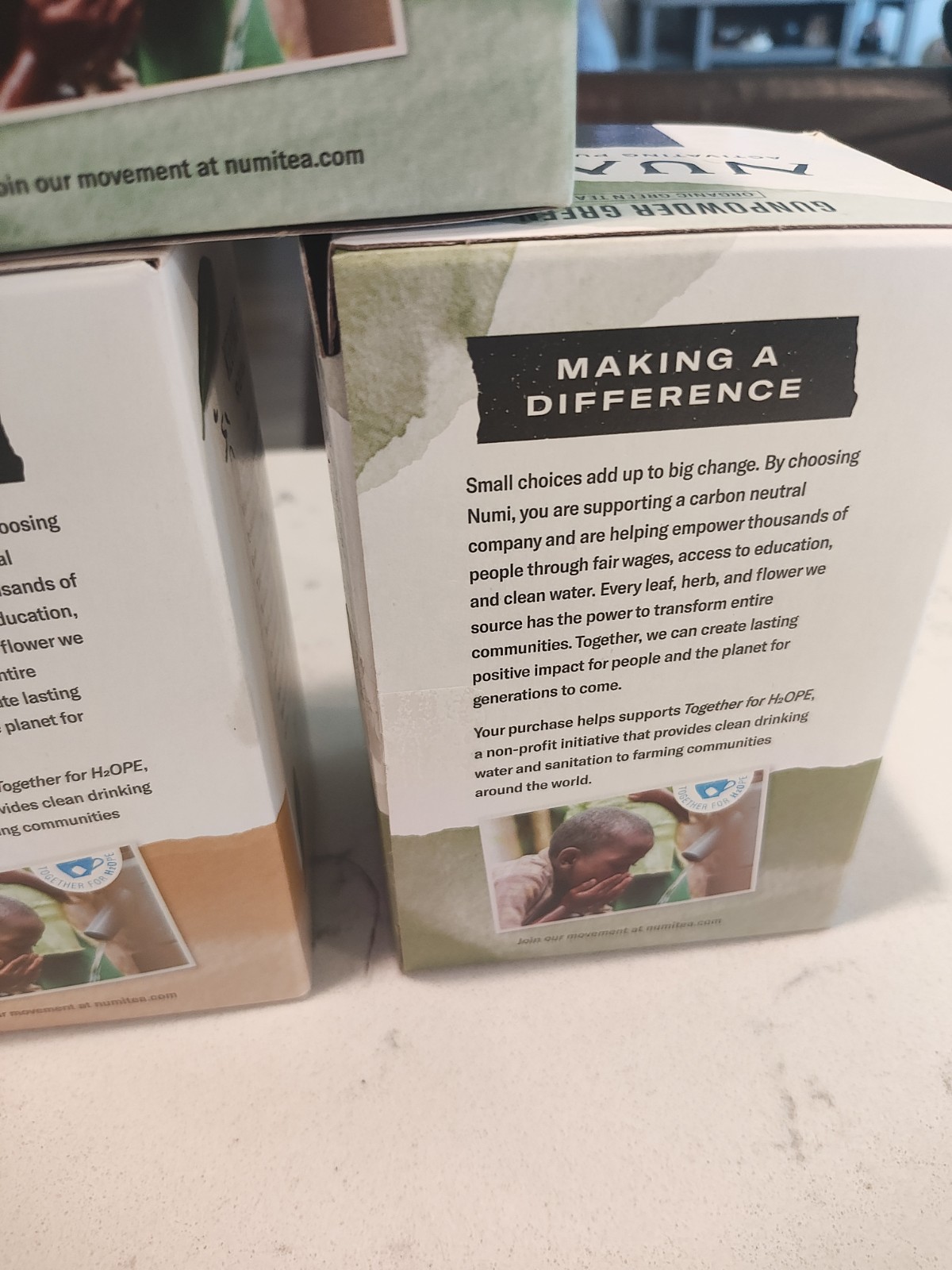 Numi Teas Bags 18 Count In Each Box 5 Individual Boxes Total 90 Tea Bags AAA