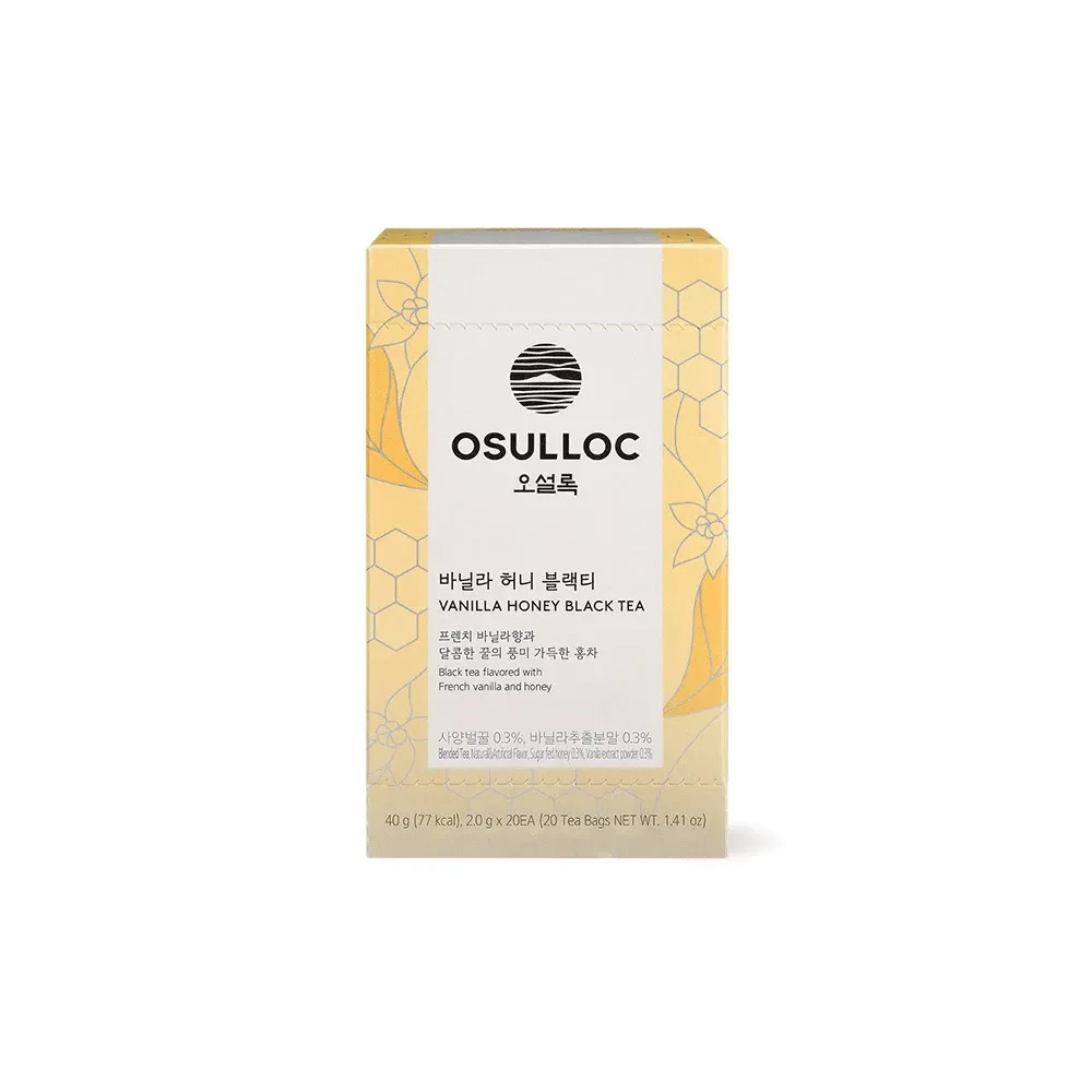 Osulloc Korea Premium Tea Collection 20T Green Black Oolong Herbal Tea Bags