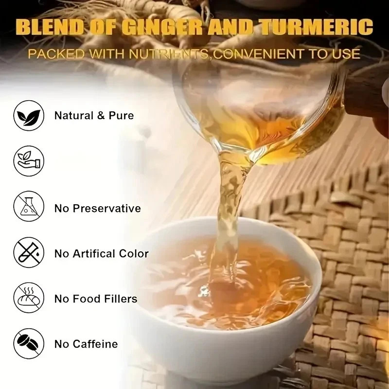 120 bags-Ginger, cinnamon, and turmeric tea bags (free-sugar, caffeine, gluten)
