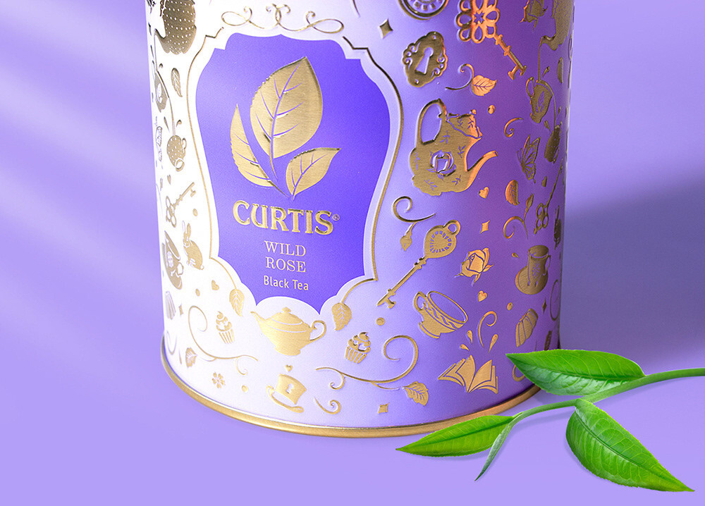 Curtis Wild Rose Loose Leaf tea rose apple 70g TIN GIFT BOX Alice’s Tea Party