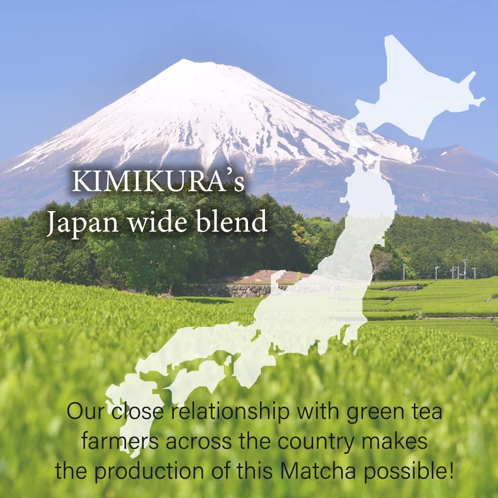 Ceremonial Matcha Green Tea Powder Japan-wide Blend [30g/1oz tin] from JAPAN …