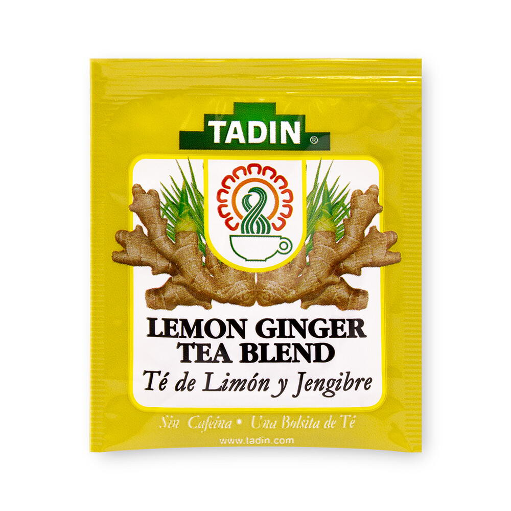 TADIN LEMON GINGER TEA BLEND 24 BAGS