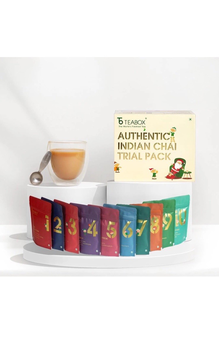 Limited Edition Advent Chai Pack | 10 Authentic Blends for 12 Days