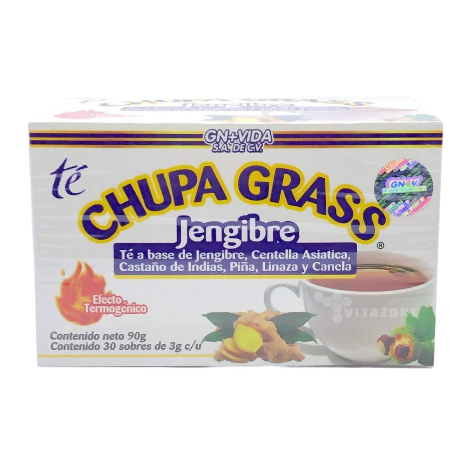 TEA Formula Mejorada Chupa Grasa 30 Count Pack 2 Natural Weight Loss Tea
