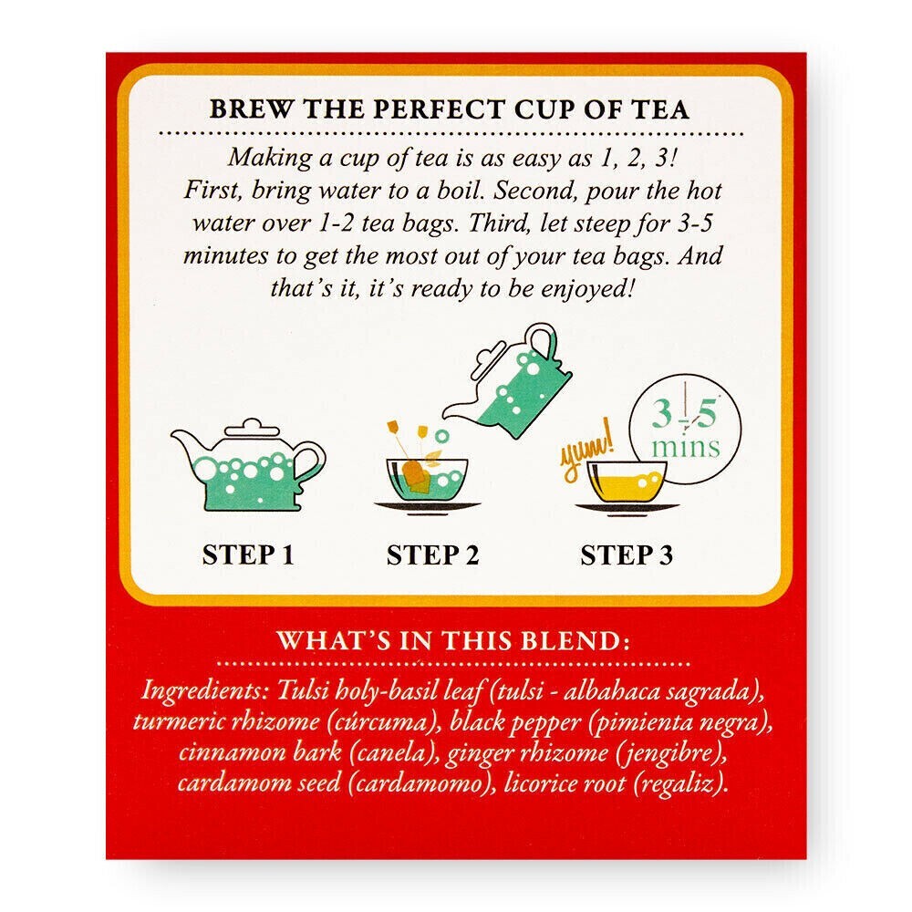 Tumeric tea blend pack of 4