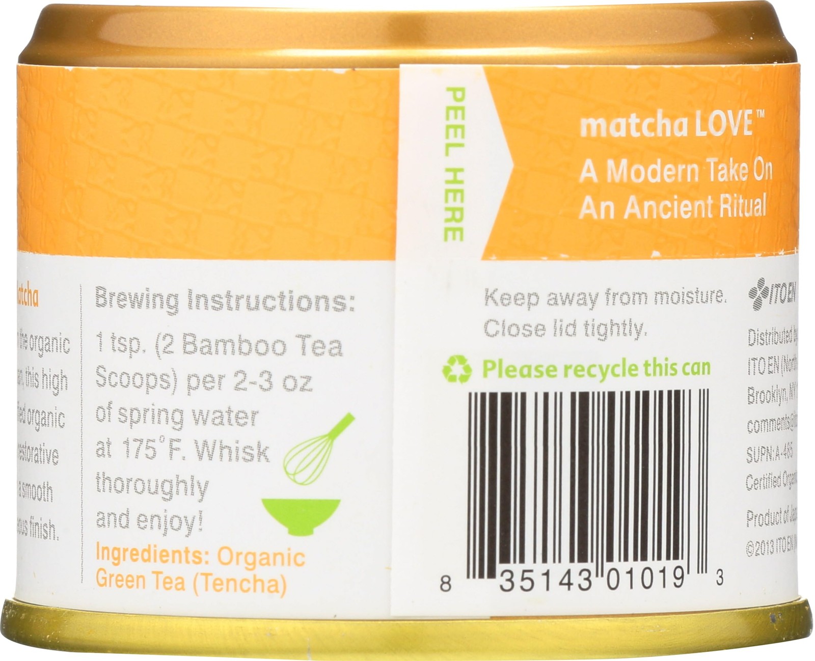 Ito En Organic – Matcha Powder, 20G Tin