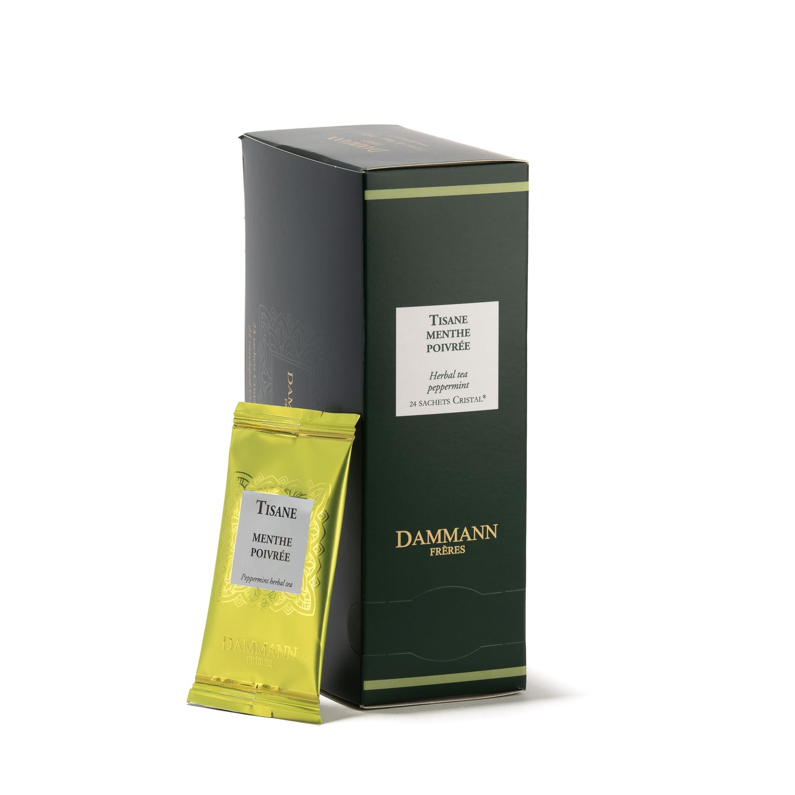 Dammann Freres Sachets, Menthe Poivrée Tea Bags, Premium Gourmet French Peppe…