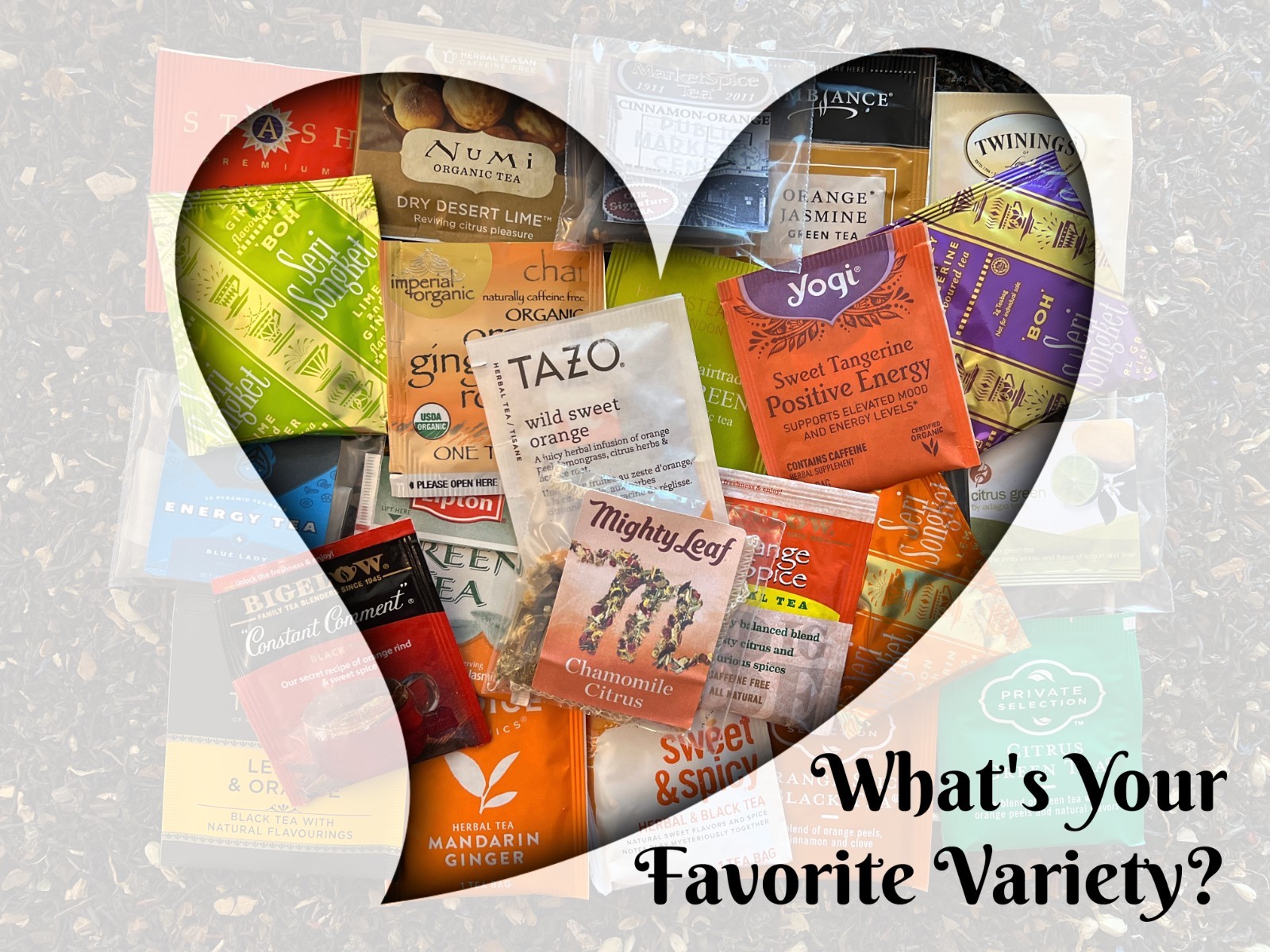Citrus Tea Bag Sampler Variety Pack – 24 Single-Serve Varieties – 19 Brands