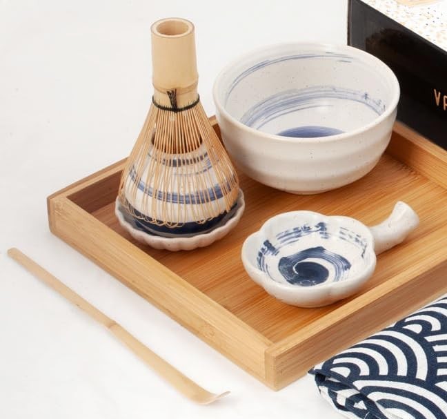 Unique Matcha Set: 9 pieces set, A Ceremonial Grade Kit For Matcha With 2 Thi…