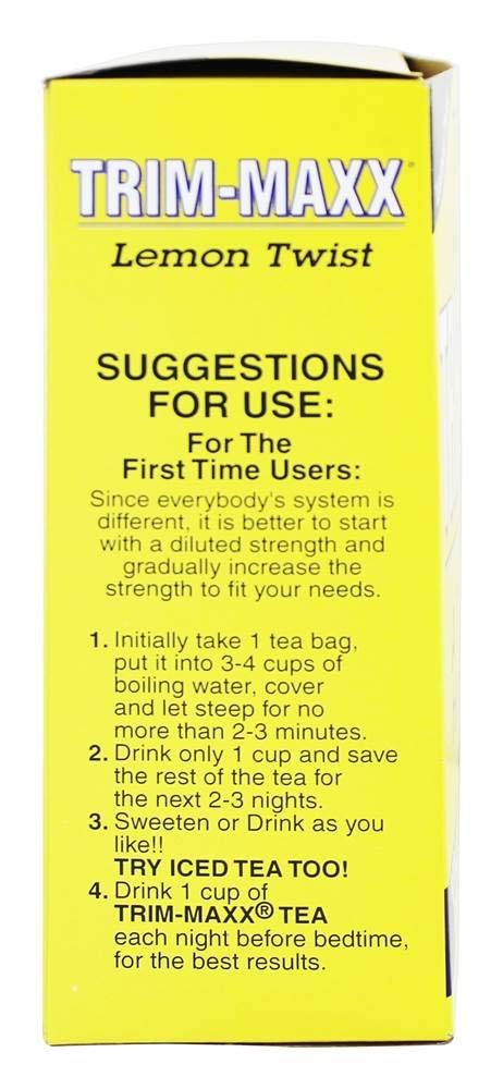 Body Breakthrough Diet Trim-Maxx Tea Lemon, 60 Count 60 (Pack of 1)