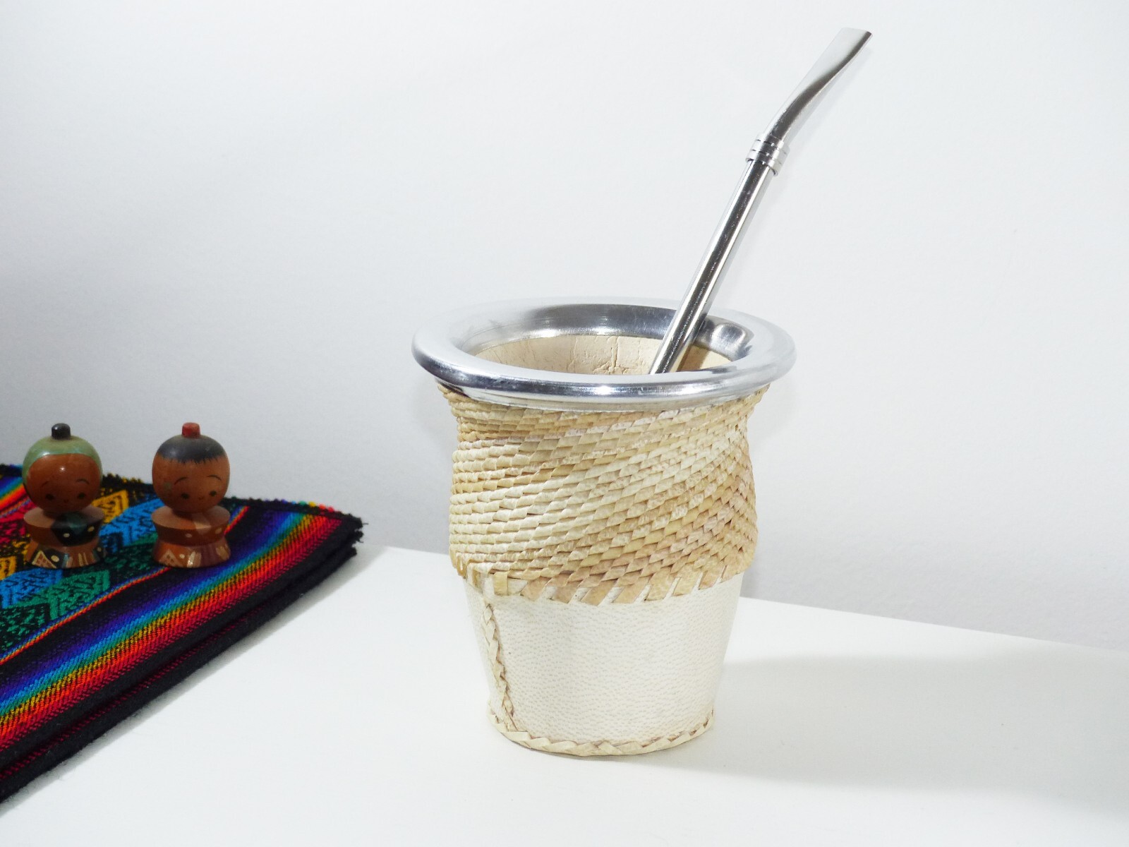 Mate Gourd Cup Camionero + Straw + Gift – Yerba Mate Tea – Handmade – Argentina