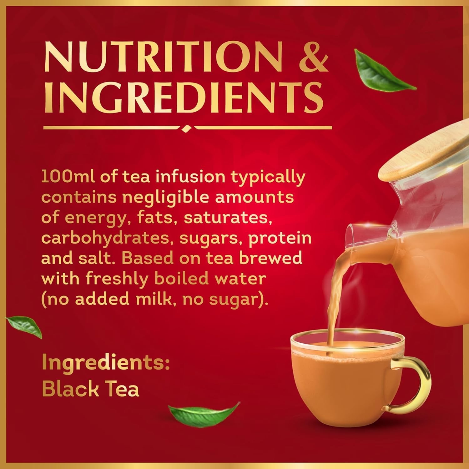 Brooke Bond Red Label Black Tea, 100 Teabags