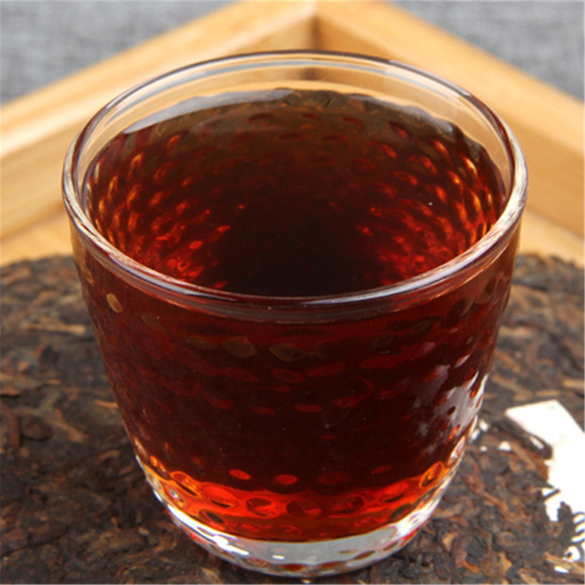 Ripe Puerh Tea Cake 357g Menghai Puer Tea Organic Ancient Pu-erh Tree Black Tea