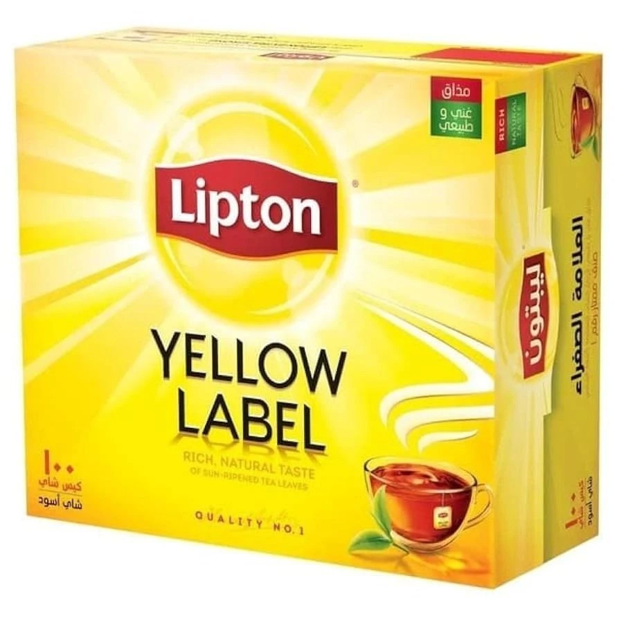 Liptons Black Tea Bags Value Pack | 100 Tea Bags 200g