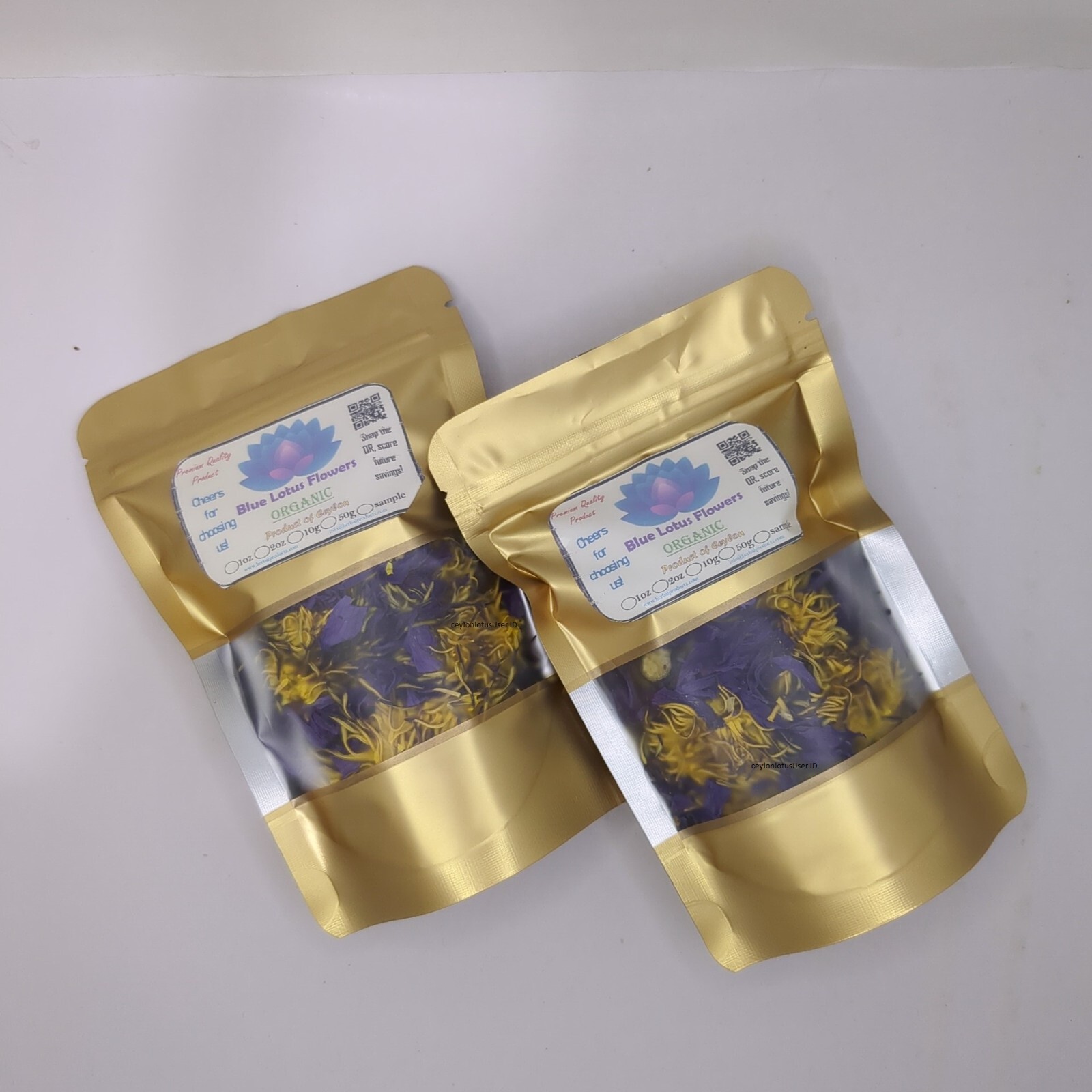 Dried BLUE LOTUS, Nymphaea Caerulea Organic Herbal Hand Picked Flowers Tea/Smoke