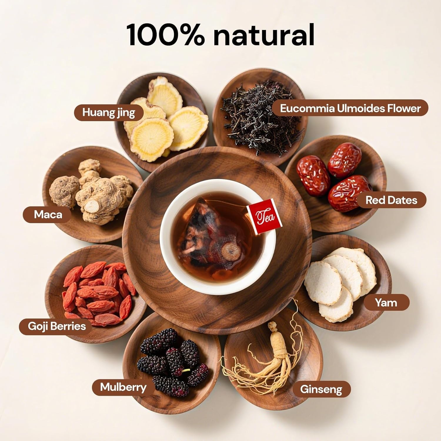 Ginseng Eight Treasure Tea – 100% Natural Ingredients