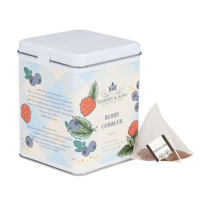 Harney and Sons Berry Cobbler Tea, Tin of 20 Sachets