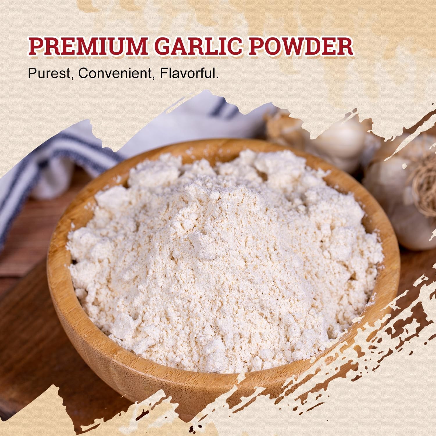 Garlic Powder 22 oz (1.54Lb), Fine Gluten Free Seasoning for Cooking – Enhance
