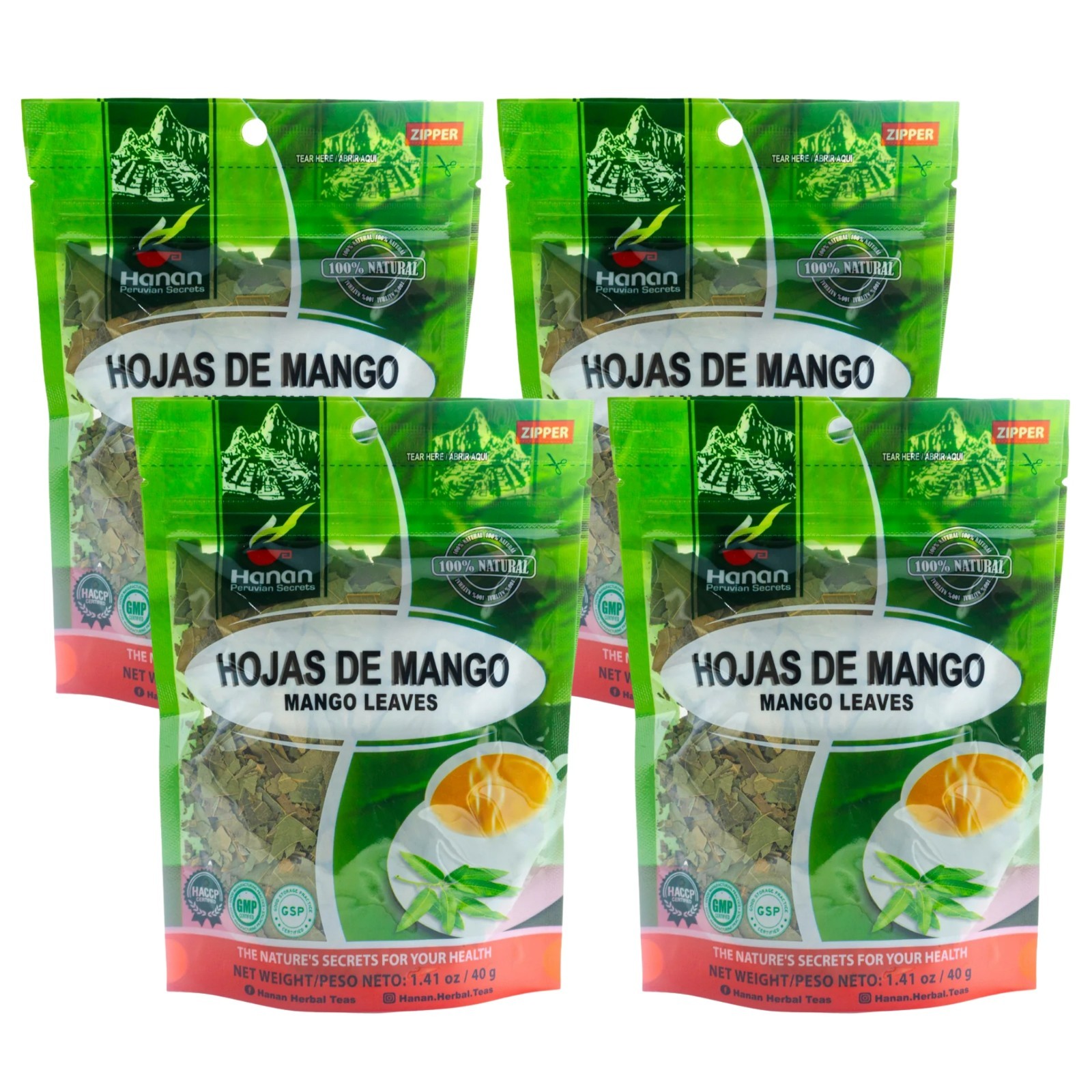 Te de Mango 40g –100% Natural Mango Loose Leaf Tea Natural Herbal Tea from Peru