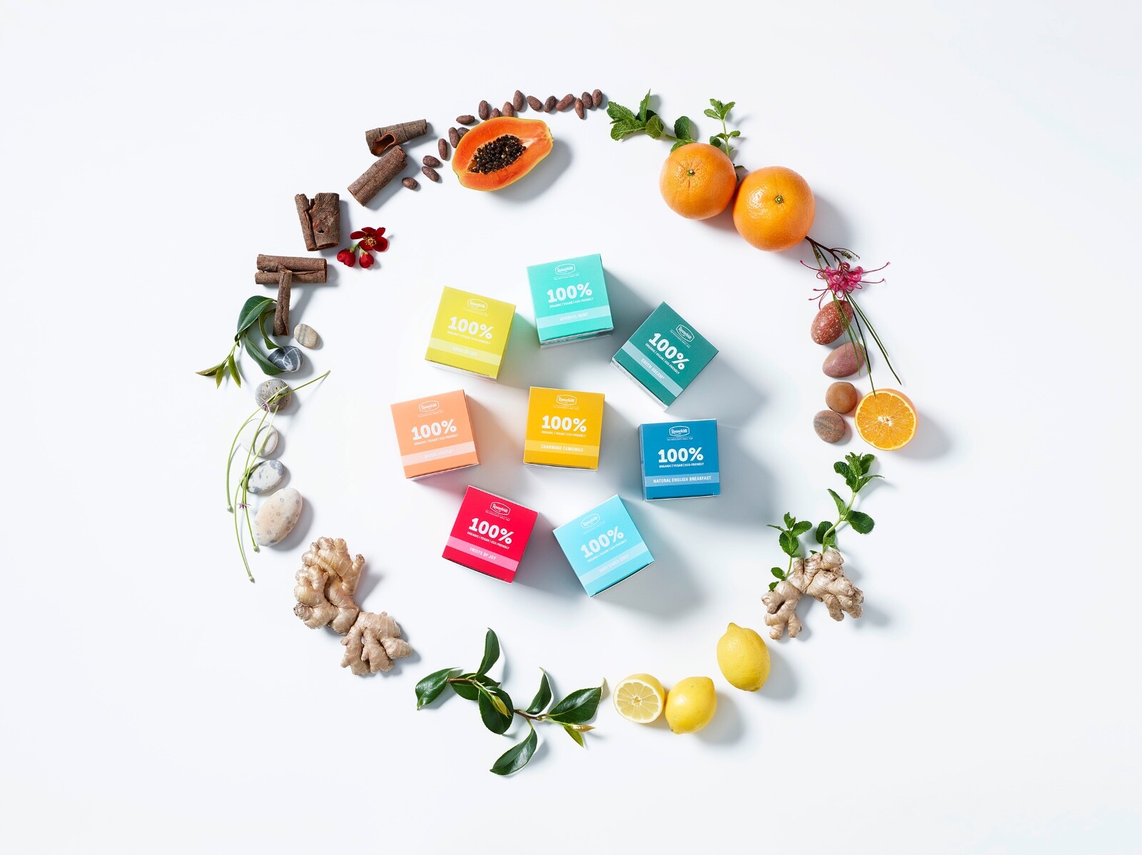 Ronnefeldt 100% FRUITS OF JOY Caffeine free Herbal tea. 15 Tea bags