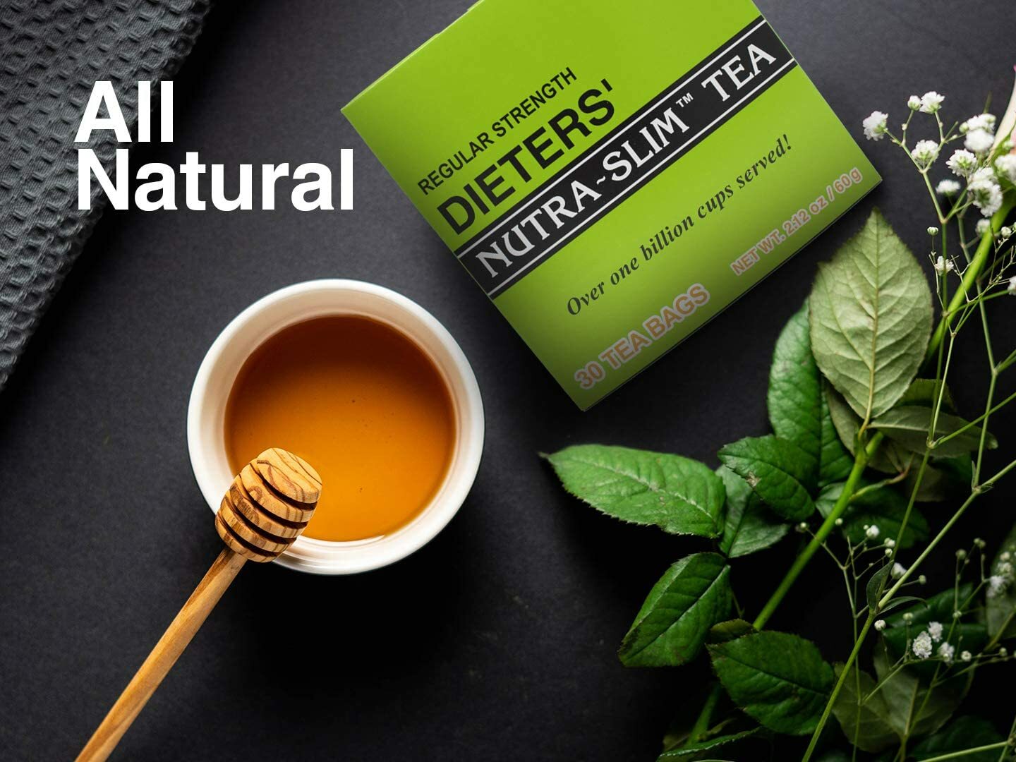 Regular Strength Dieters’ Nature-Slim Tea Triple Leaves Brand – 30 Tea Bags