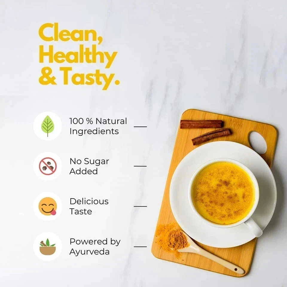 Ashvatha Turmeric Latte with Lakadong Turmeric & Ashwagandha I 100 Grams