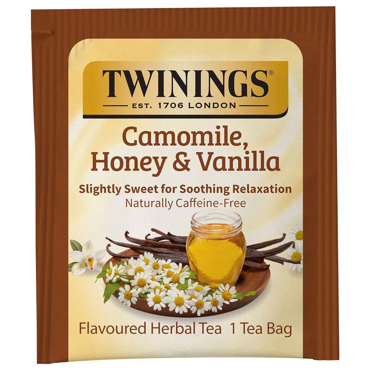 Twinings Camomile, Honey & Vanilla Herbal Tea – 20 tea bags