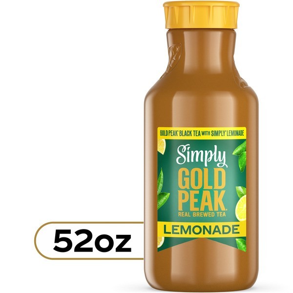 Gold Peak Iced Tea and Lemonade 52oz 6 Pack Flavored Tea Beverage