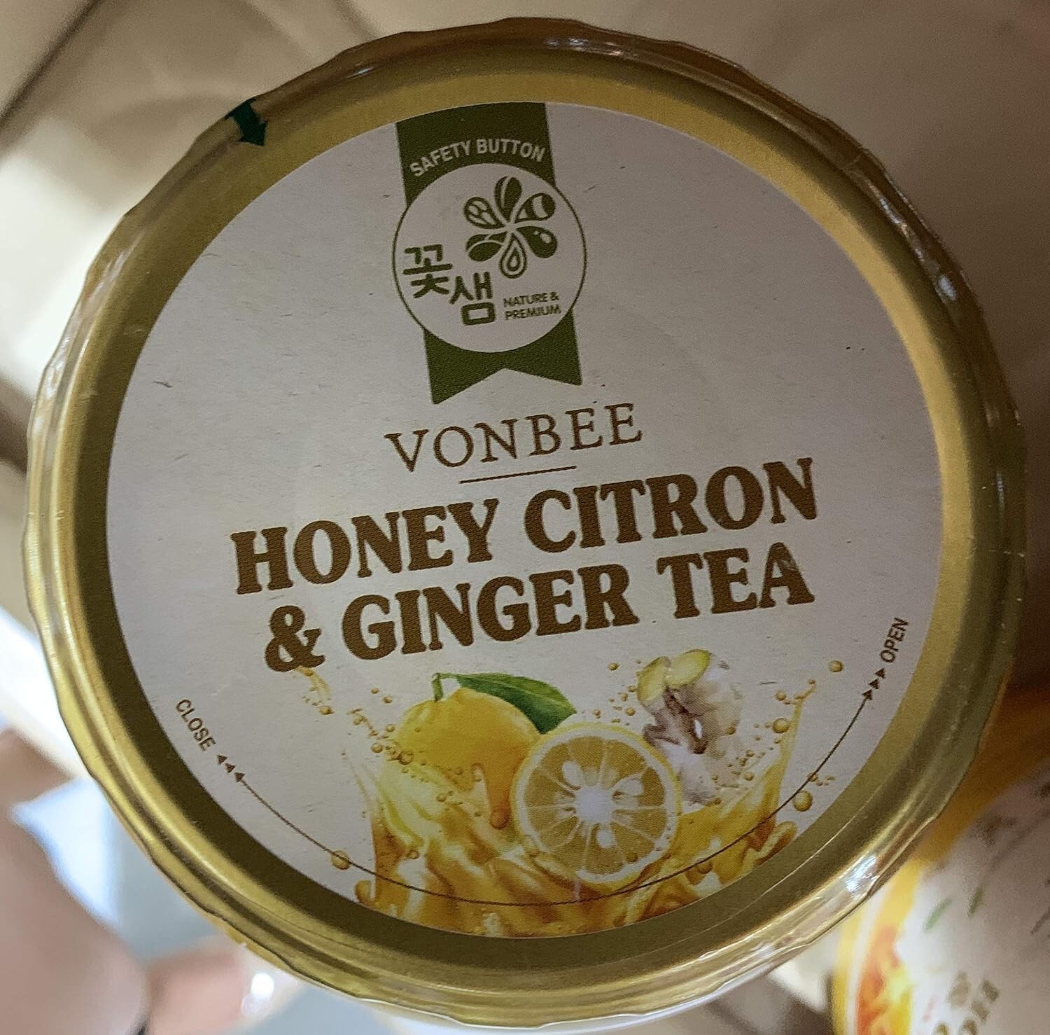 Gourmet Honey Citron & Ginger Tea – 70.54 Ounce Loose Leaf for Ultimate Wellness