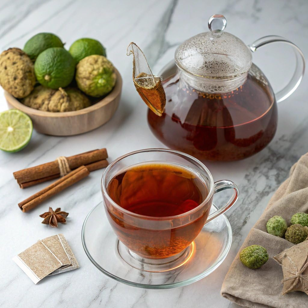 Tea Double Bergamot Earl Grey Black Tea, Box of 100 Tea Bags